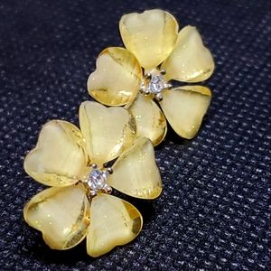 Very adorable yellow Flower Stud earrings